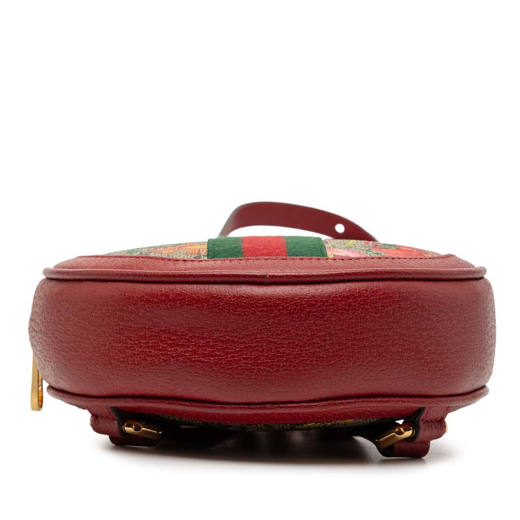 Gucci Mini GG Supreme Flora Round Ophidia Backpack - 3
