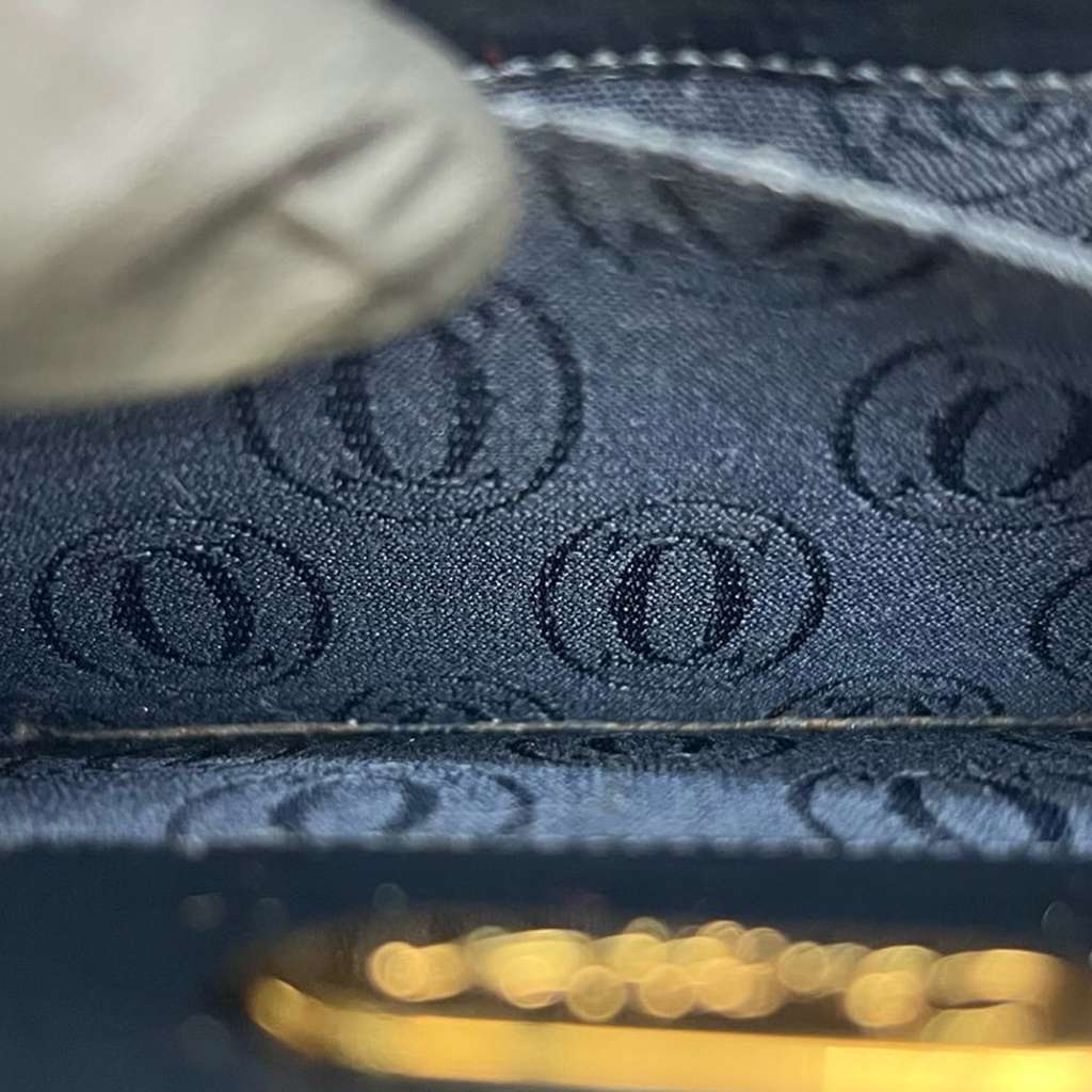 Cartier Leather Sapphire Chain Crossbody - 4