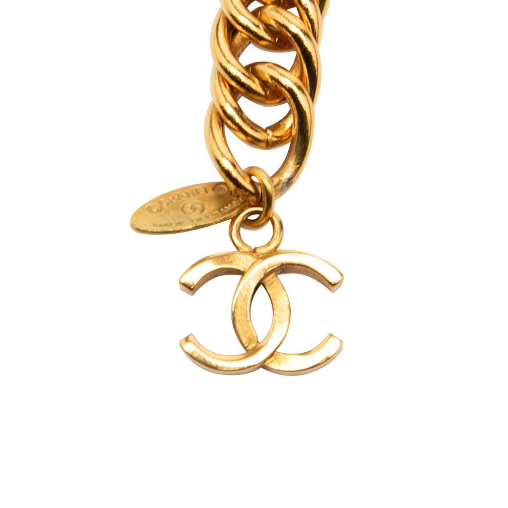 Chanel CC Gold Plated Double Sun Chain Link Belt - 3