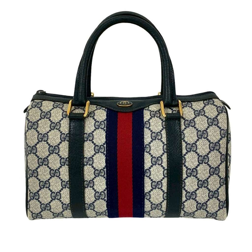 Gucci Medium GG Supreme Ophidia Boston Bag