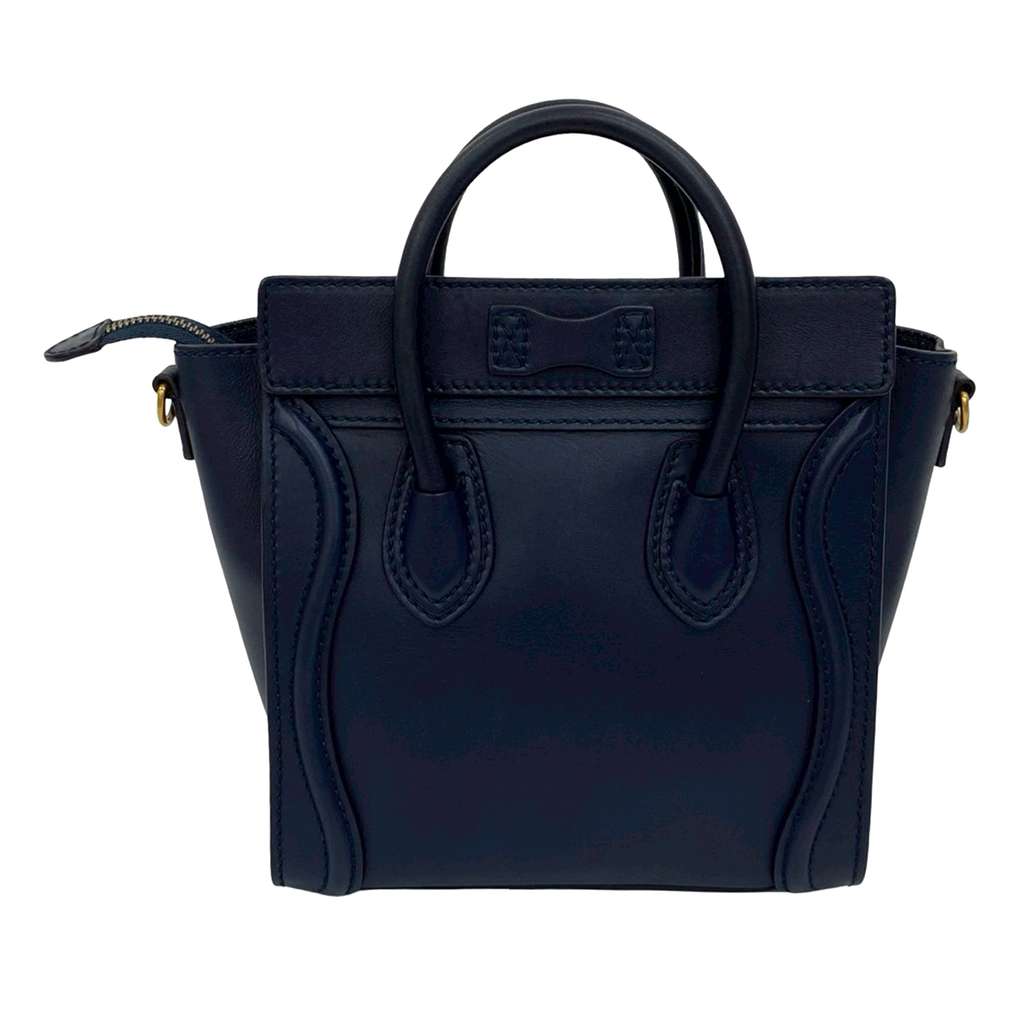 Celine Nano Leather Luggage Tote - 2