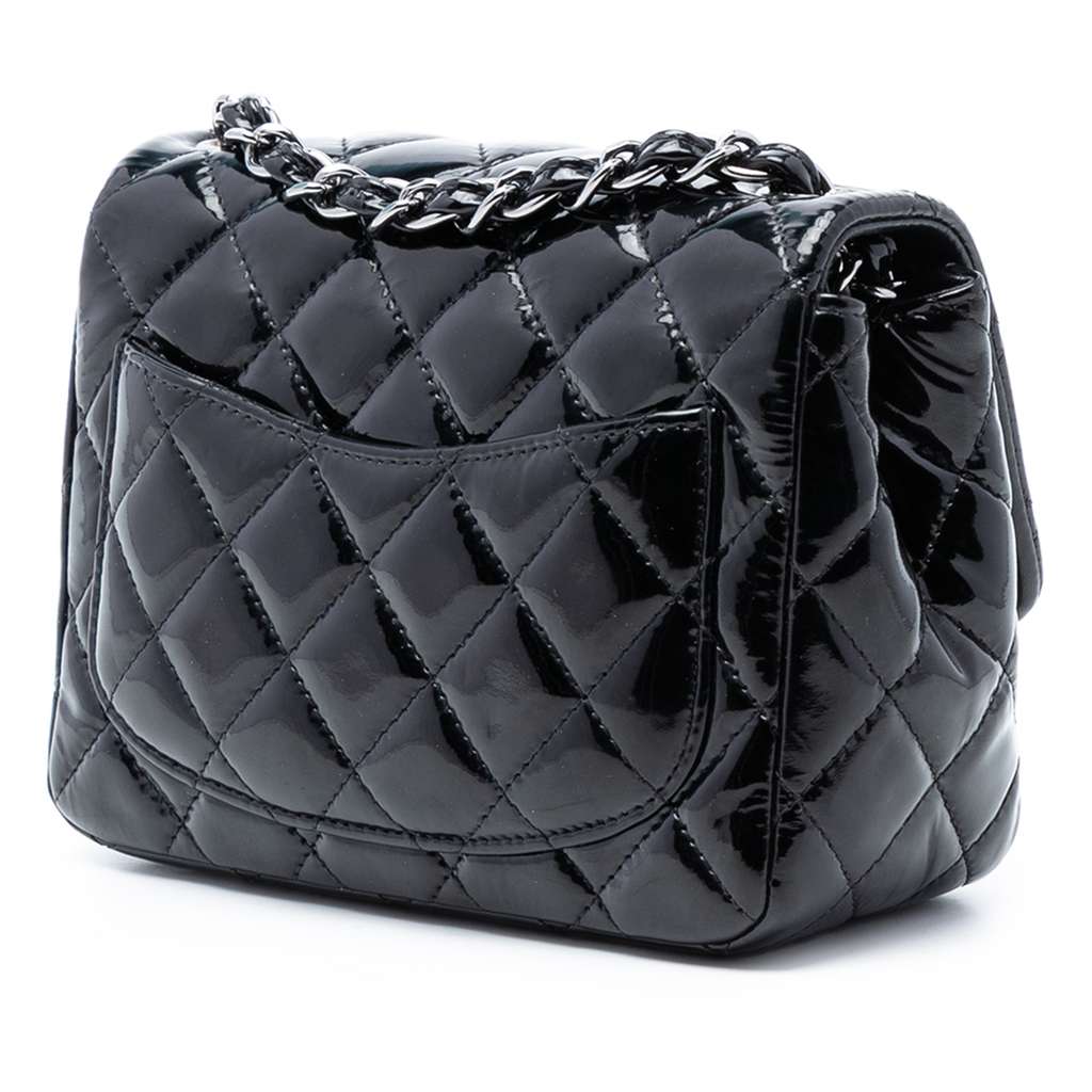 Chanel Mini Square Classic Patent Single Flap - 2