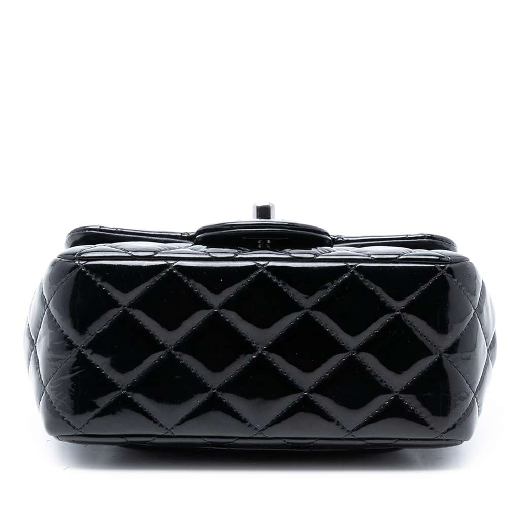 Chanel Mini Square Classic Patent Single Flap - 3