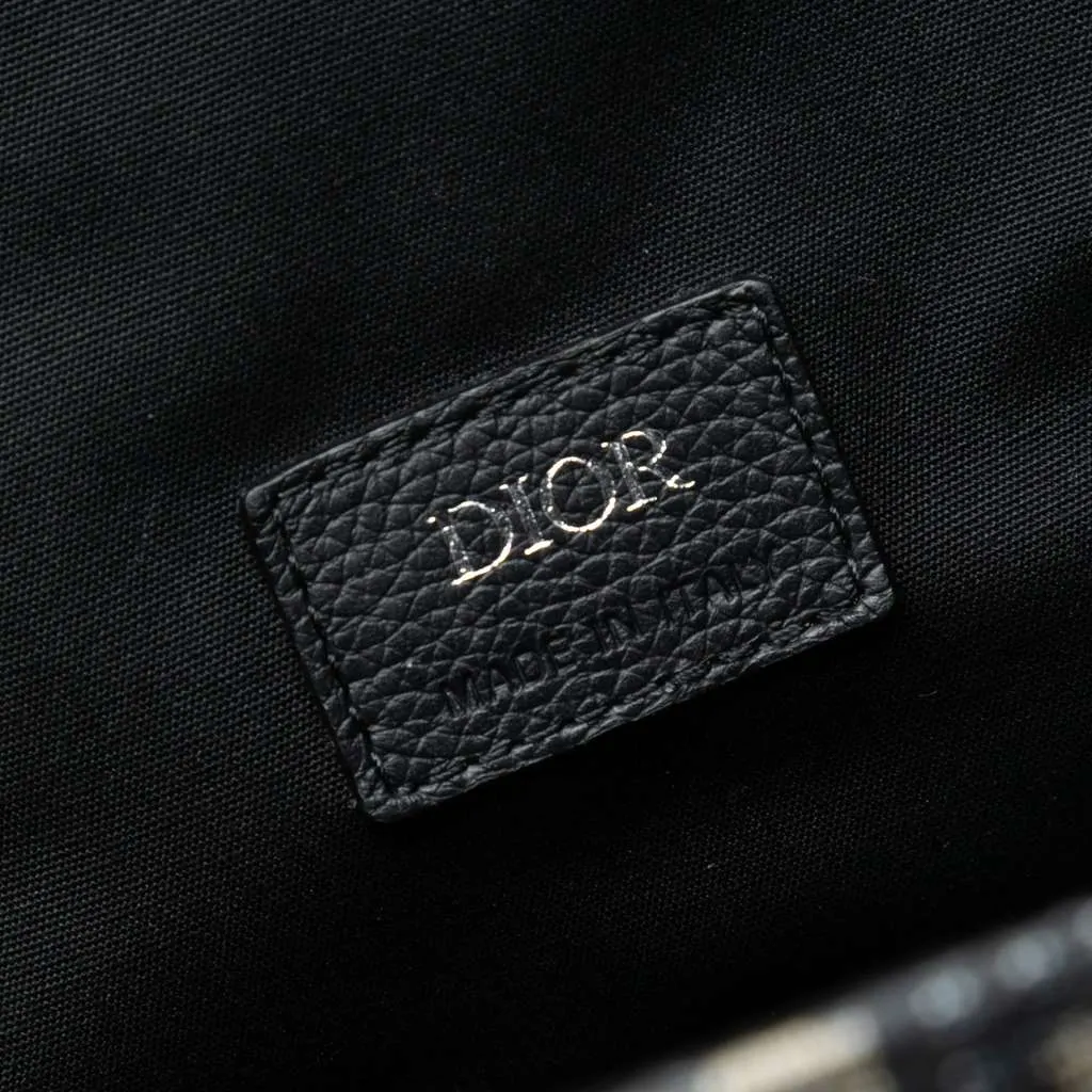 Dior Oblique Canvas Saddle Backpack Blue Canvas Very good - Box View