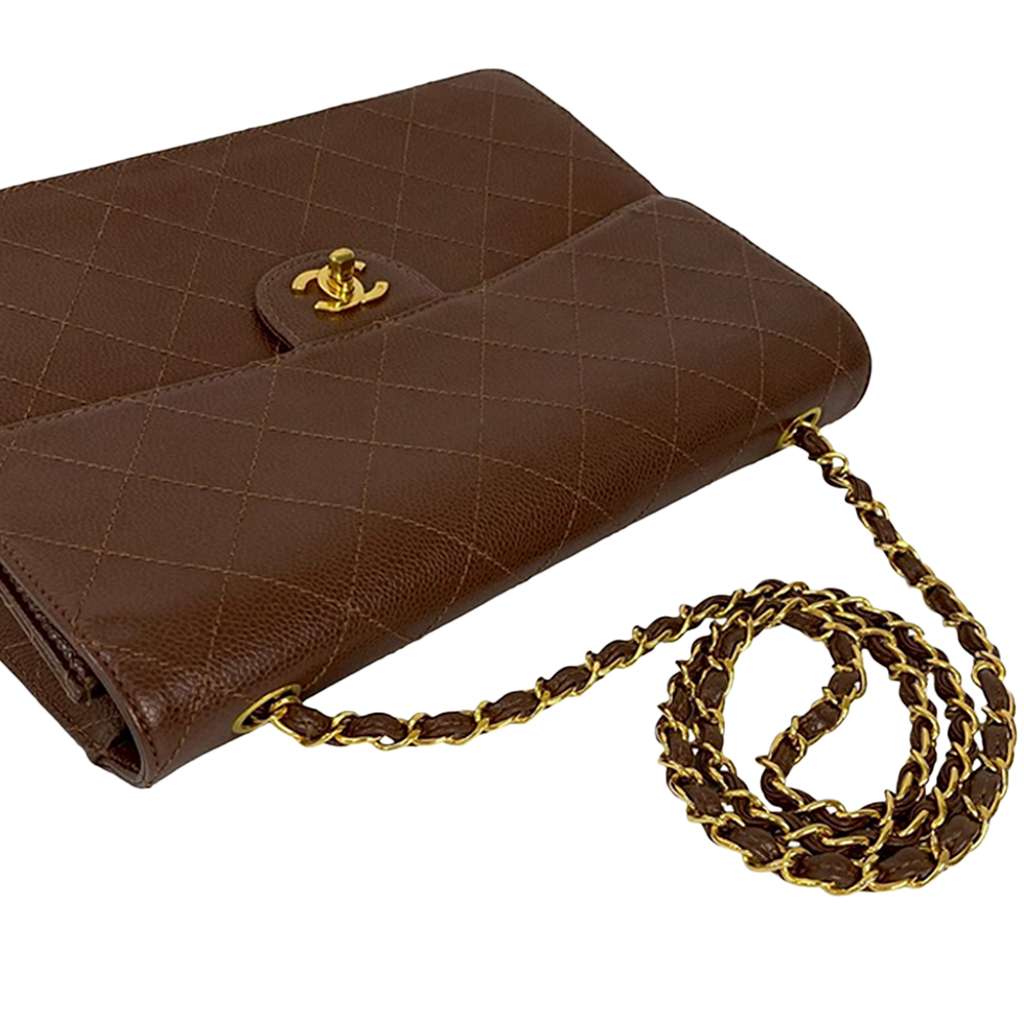 Chanel CC Jumbo Stitched Caviar Single Flap - 5