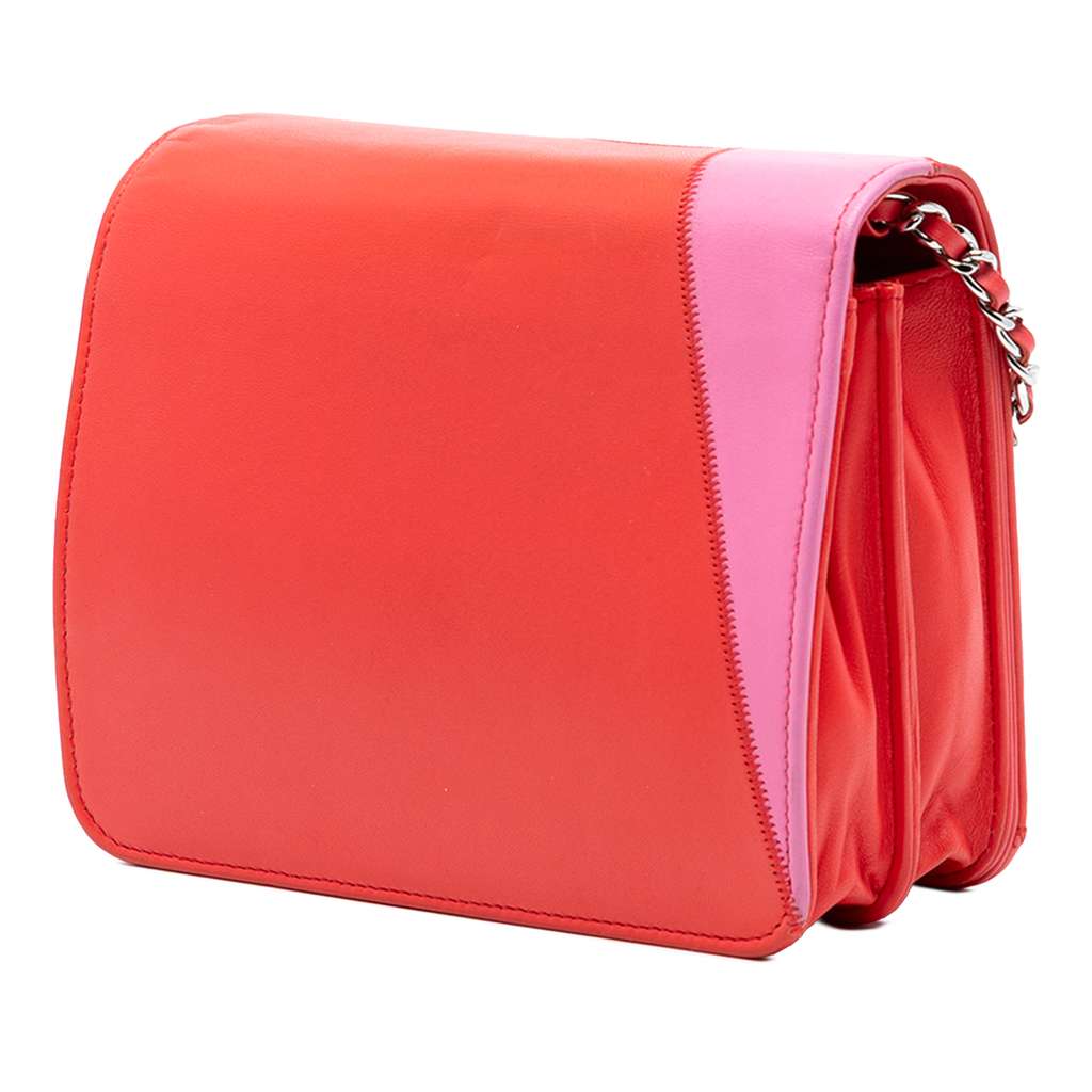 Chanel CC Lambskin Patchwork Wallet On Chain - 2