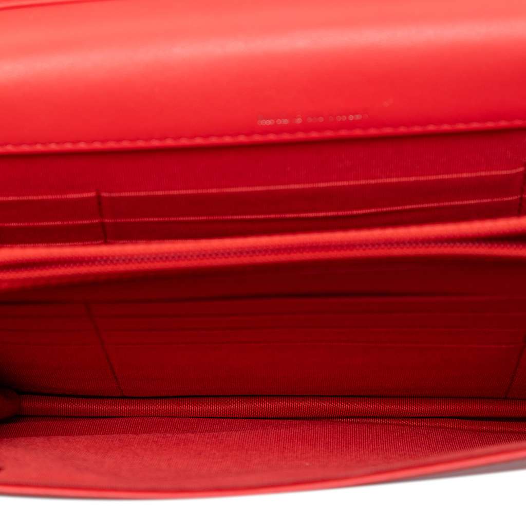 Chanel CC Lambskin Patchwork Wallet On Chain - 4