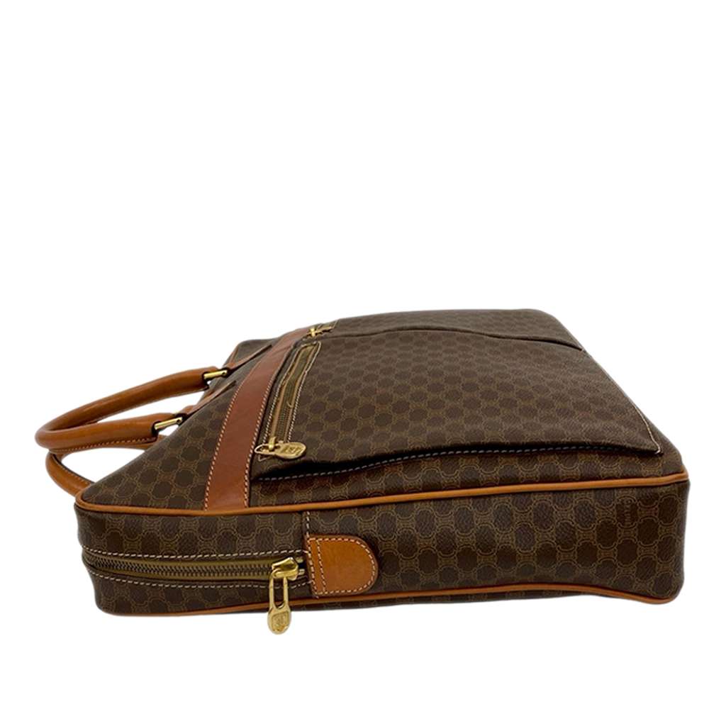 Celine Macadam Coated Canvas Business Bag - 4