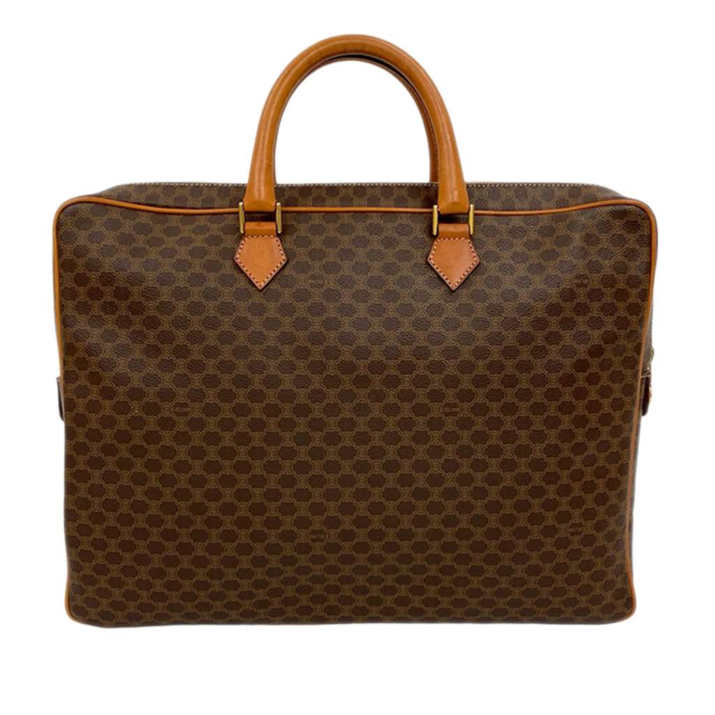 Celine Macadam Coated Canvas Business Bag - 5