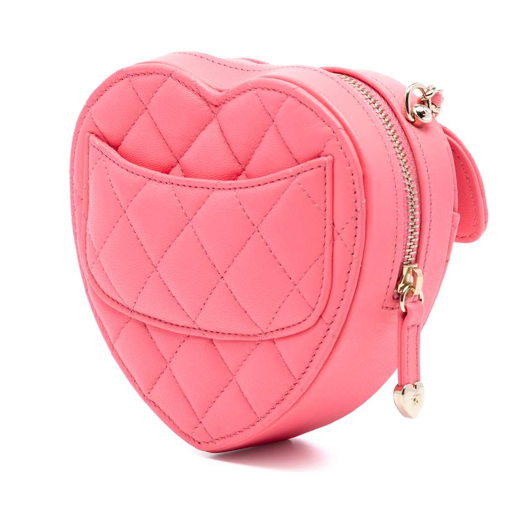 Chanel Mini Lambskin CC in Love Heart Crossbody - 2