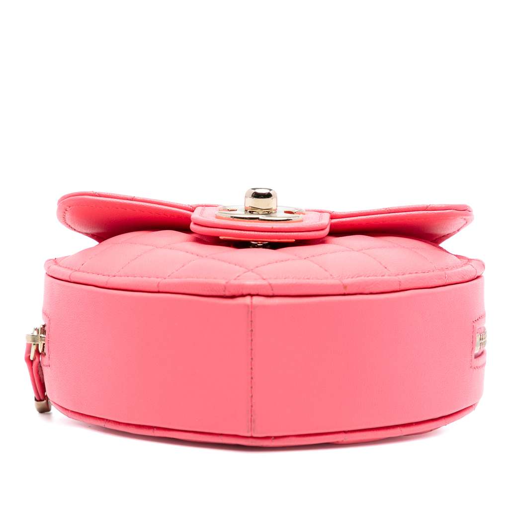Chanel Mini Lambskin CC in Love Heart Crossbody - 3