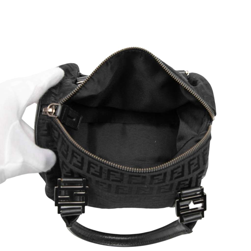 Fendi Zucchino Canvas Boston Bag - 4