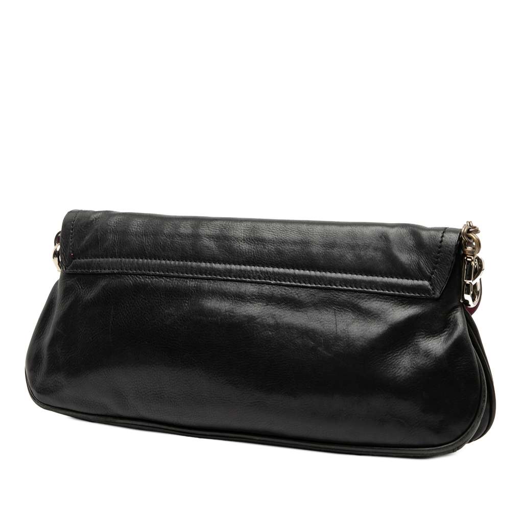 Prada Leather Mirror Chain Flap - 2