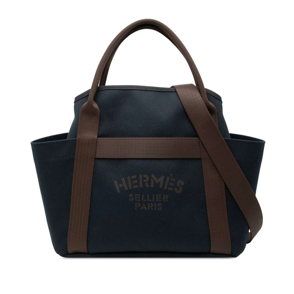 Hermès Toile Sac de Pansage Grooming Bag