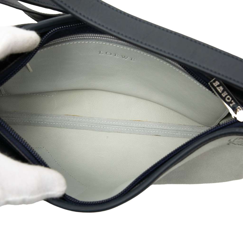 Loewe Suede Anagram Switching Shoulder Bag - 4