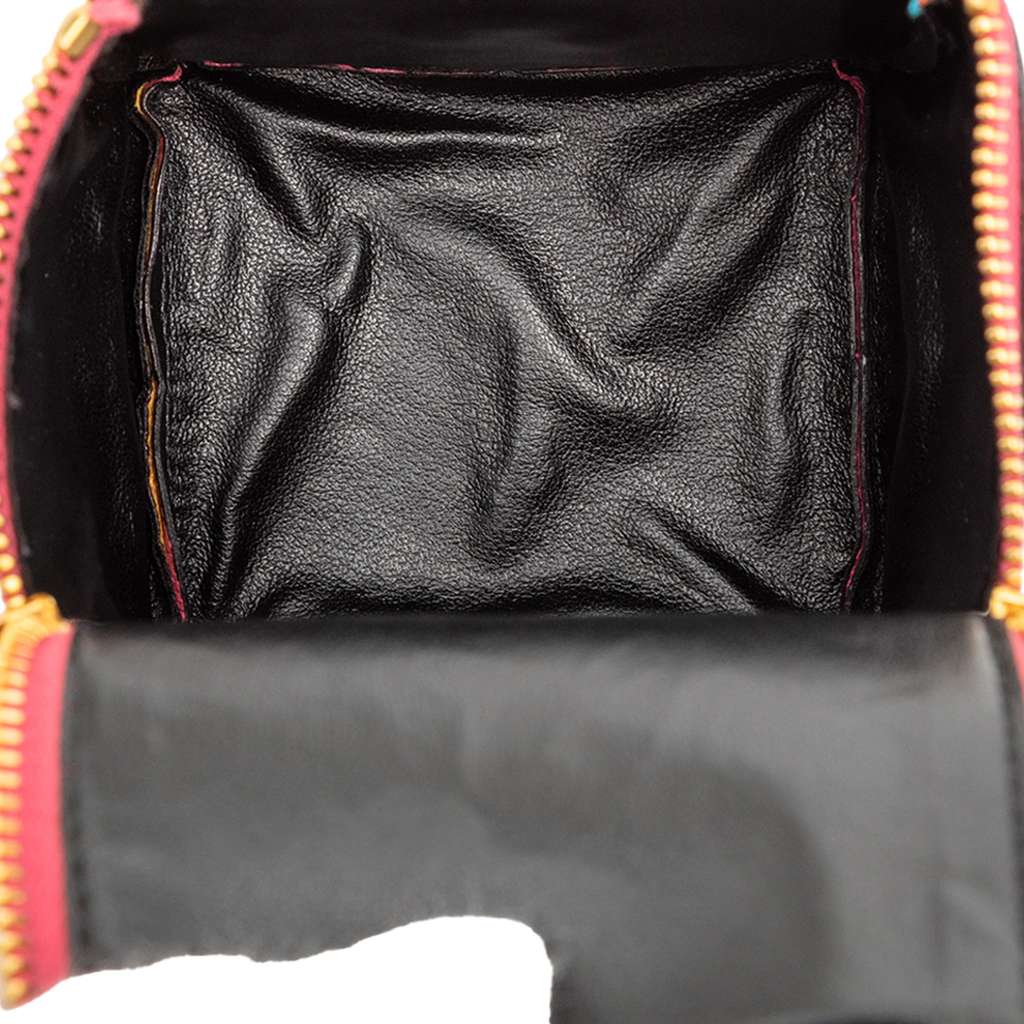 Miu Miu Goatskin Logo Cube Wristlet Coin Pouch - 4