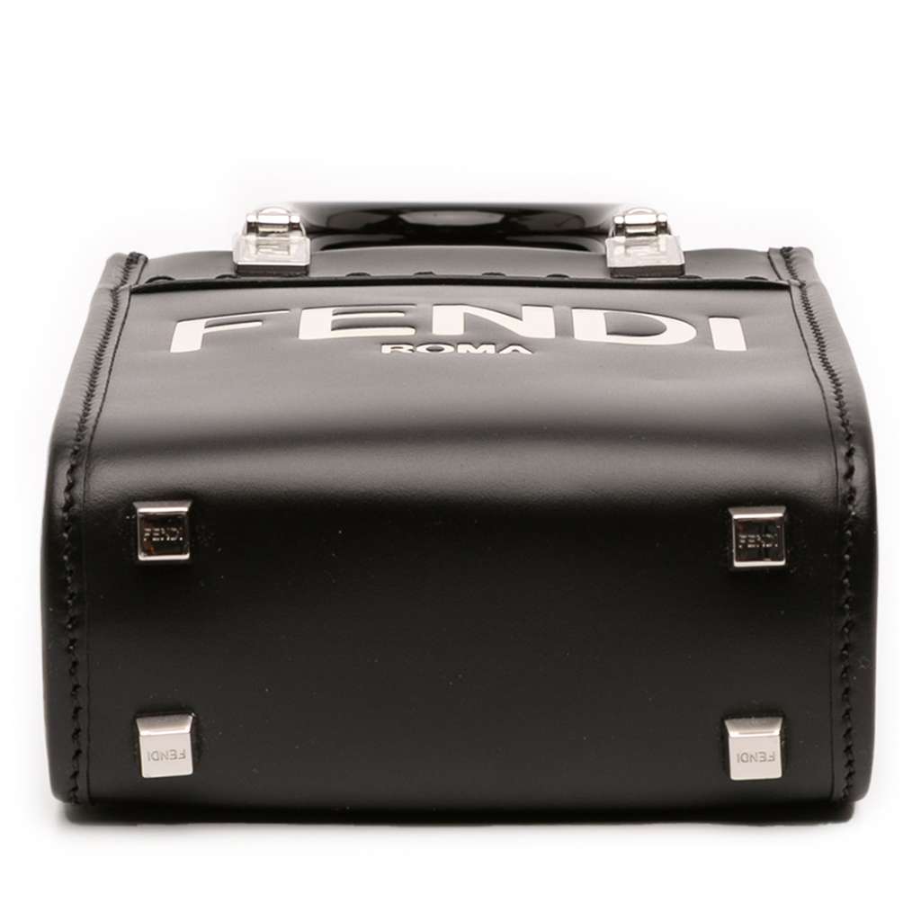 Fendi Mini Leather Sunshine Shopper Tote - 3