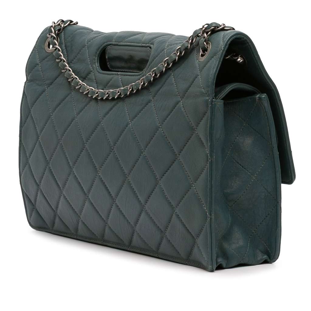 Chanel Paris Byzance Maxi Washed Lambskin Take Away Flap - 2