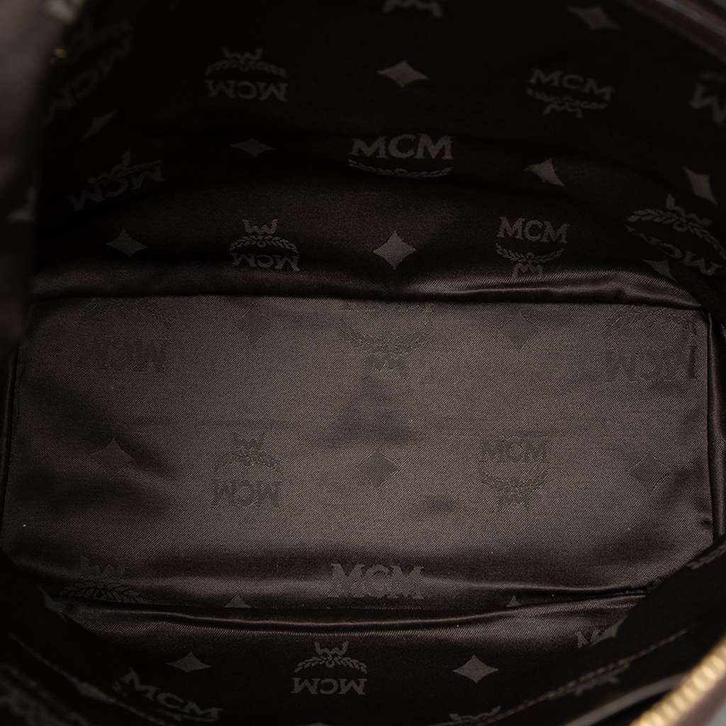 Mcm Visetos Coated Canvas Satchel - 4