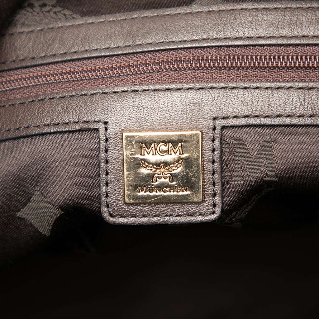 Mcm Visetos Coated Canvas Satchel - 5