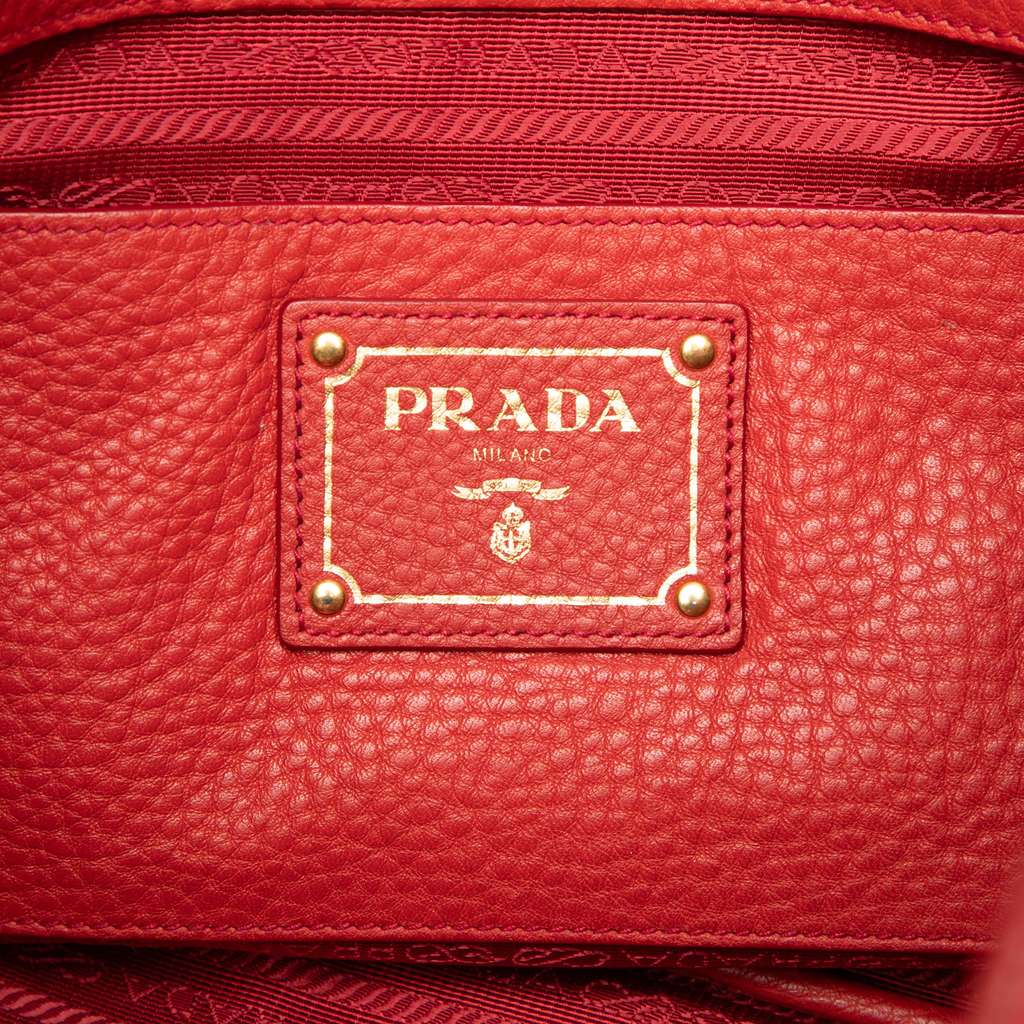 Prada Vitello Daino Side Zip Tote - 5