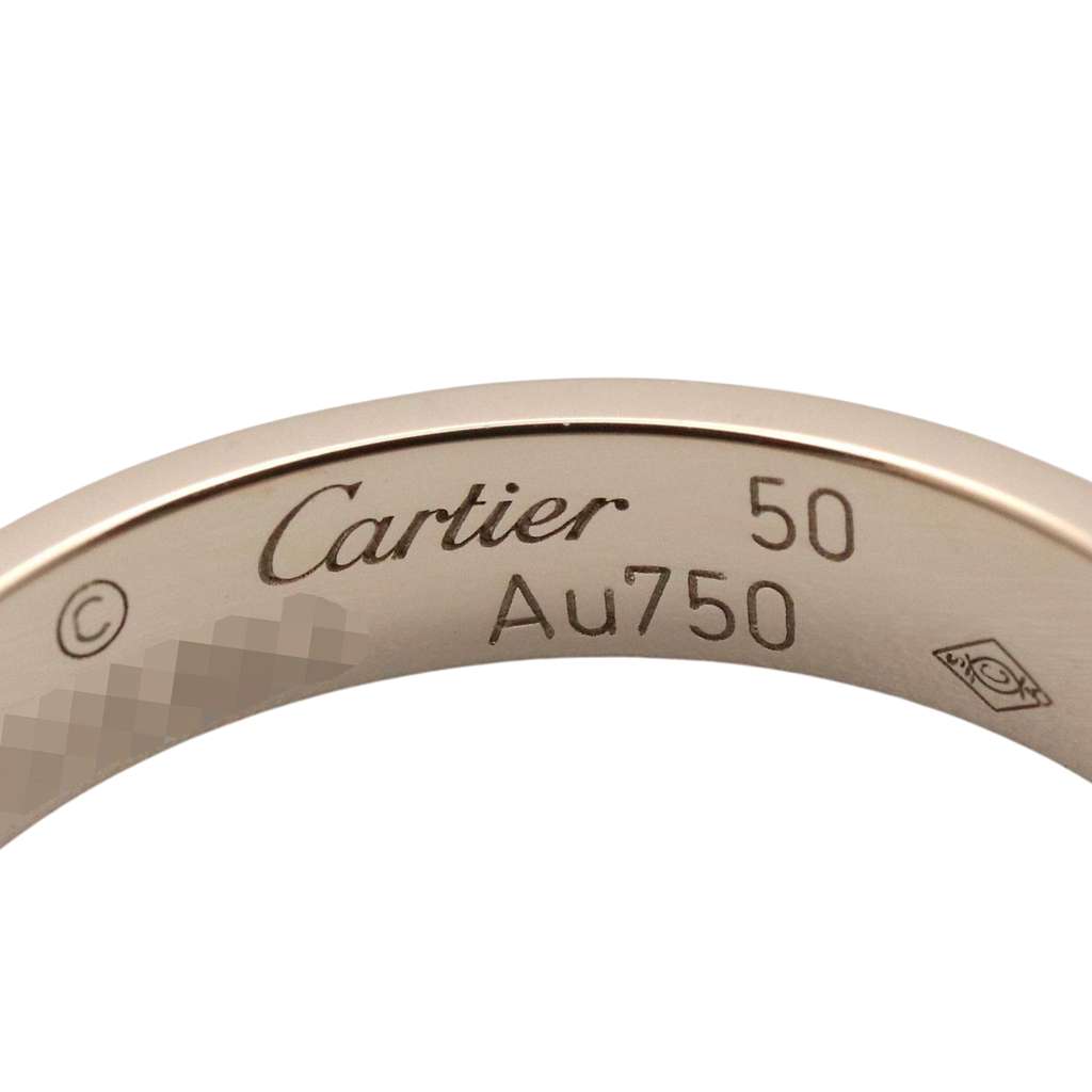 Cartier 18K White Gold Small Love Ring - 4