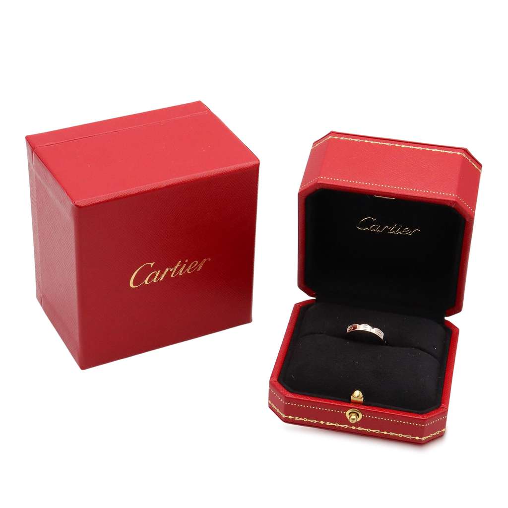 Cartier 18K White Gold Small Love Ring - 5