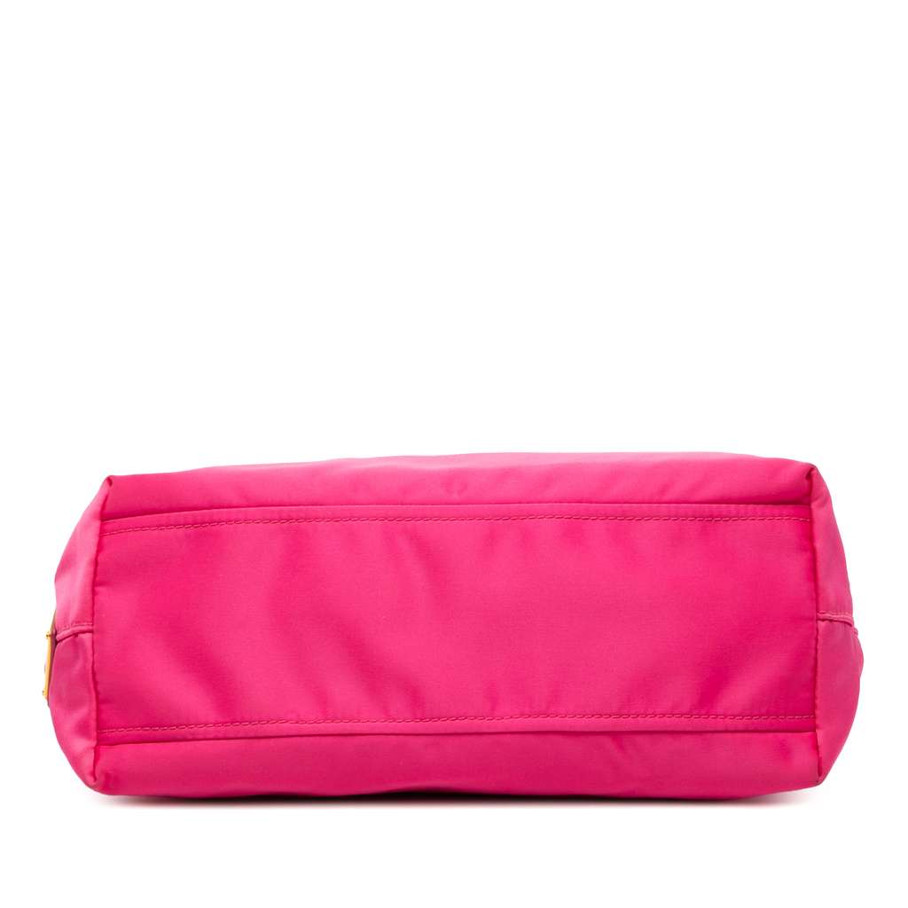 Prada Tessuto Canapa Logo Bow Satchel - 3