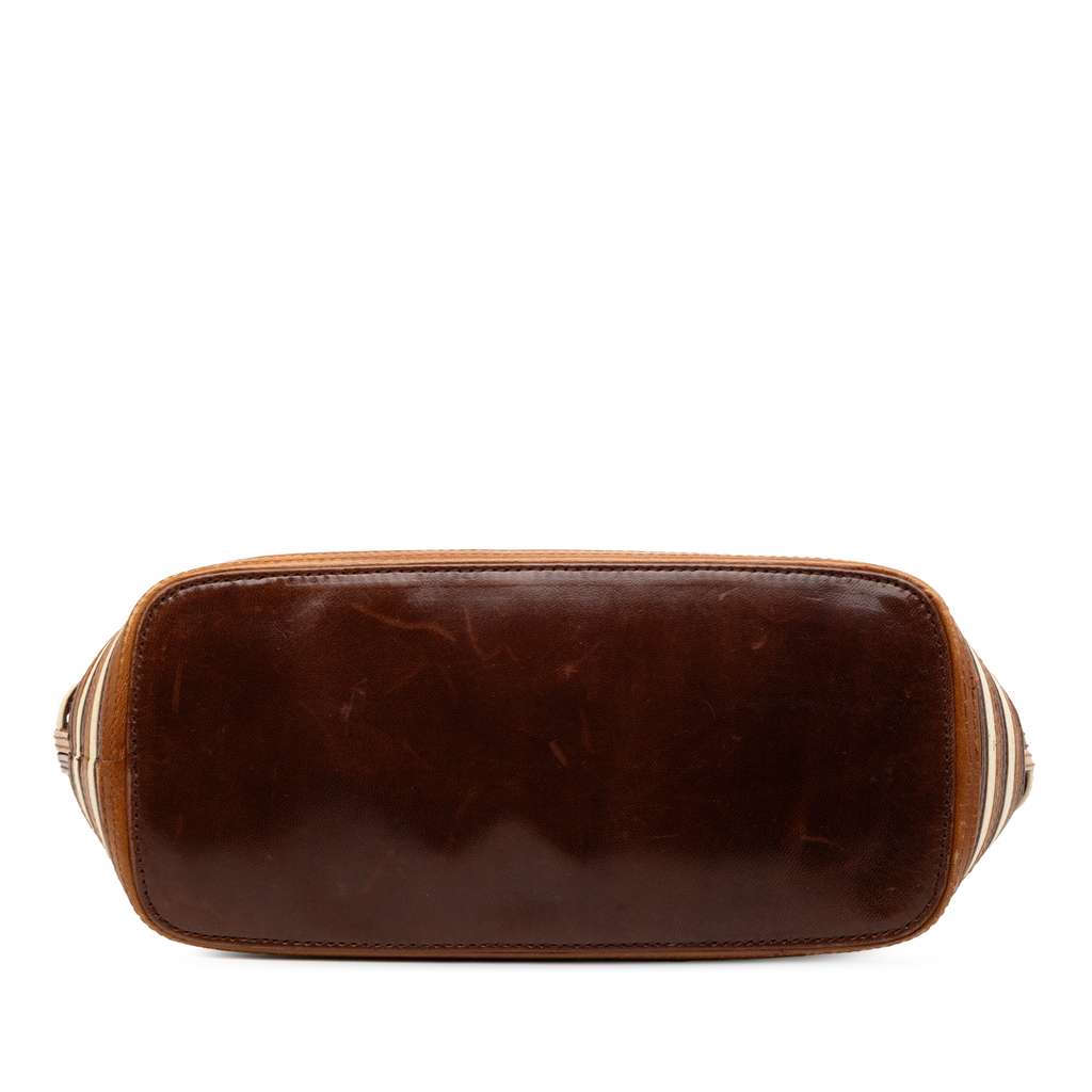 Prada Mini Leather Lattice Tote - 3