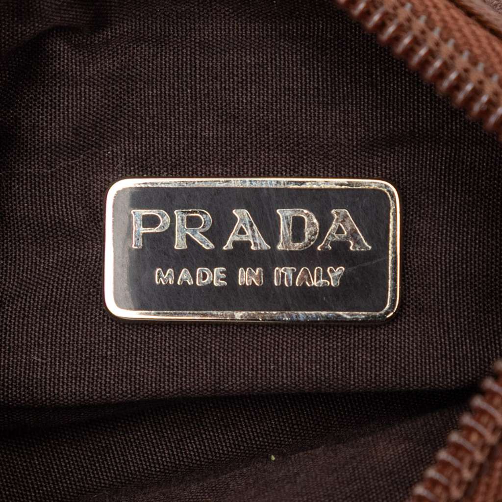 Prada Mini Leather Lattice Tote - 5