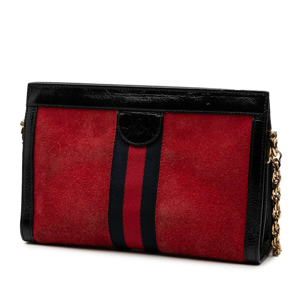 Gucci Small Suede Ophidia Chain Crossbody - 2