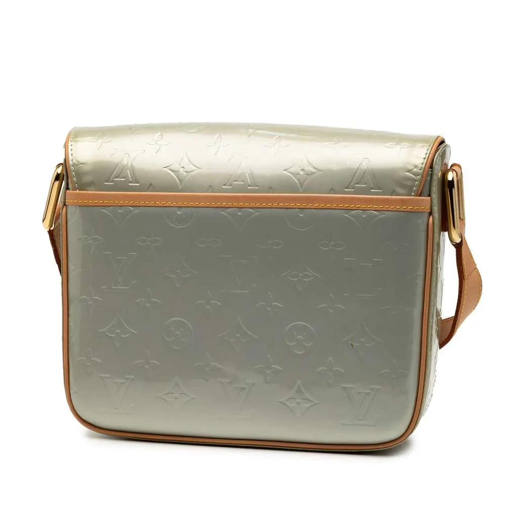 Louis Vuitton Monogram Vernis Christie GM Grey Leather Very good - Back View
