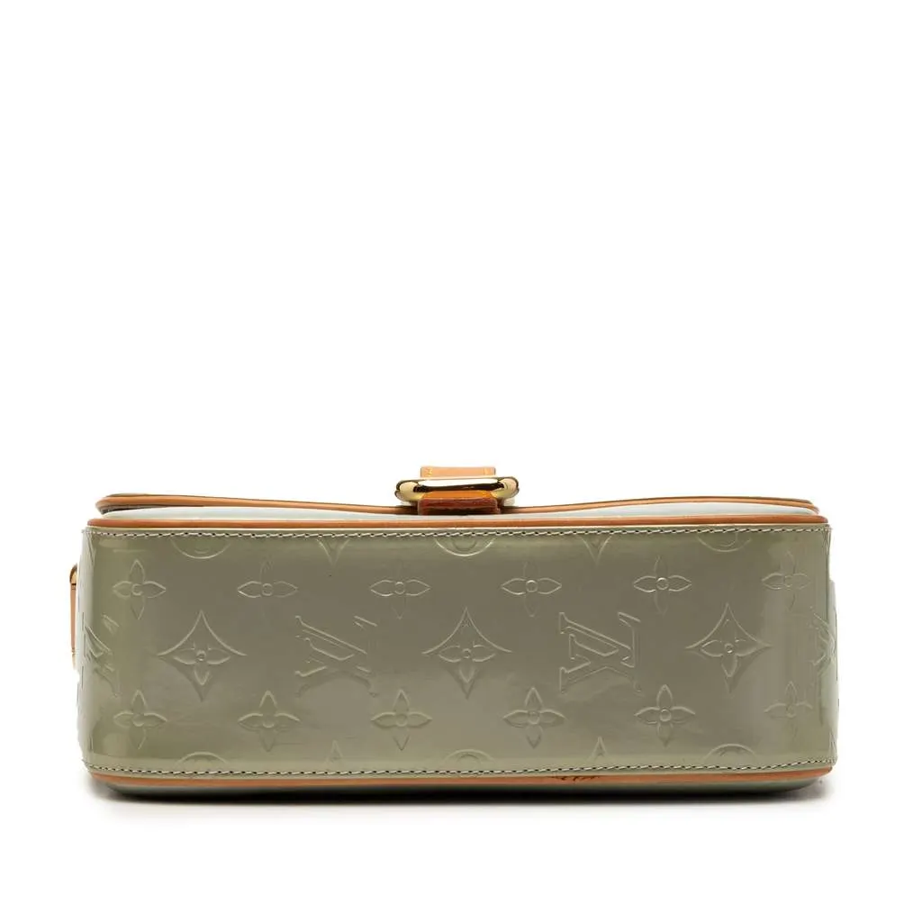 Louis Vuitton Monogram Vernis Christie GM Grey Leather Very good - Inside View