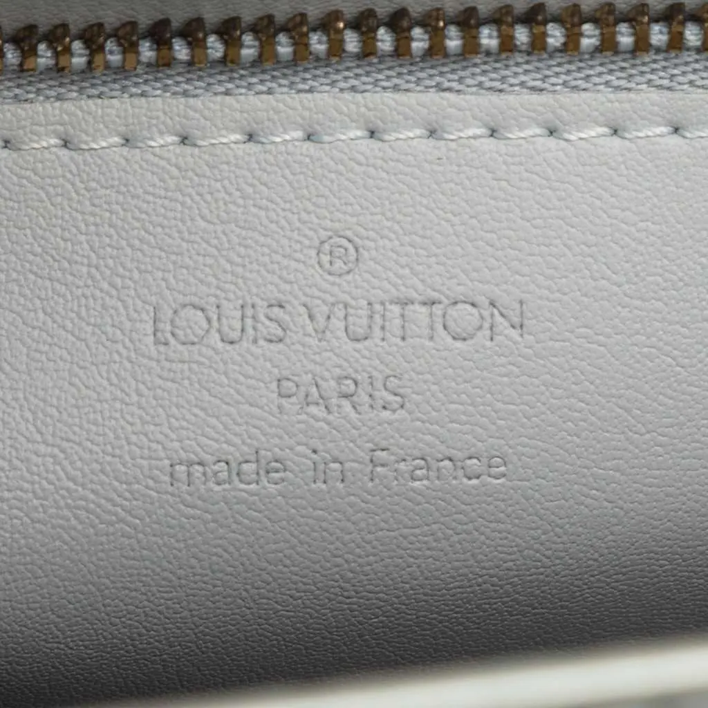 Louis Vuitton Monogram Vernis Christie GM Grey Leather Very good - Box View