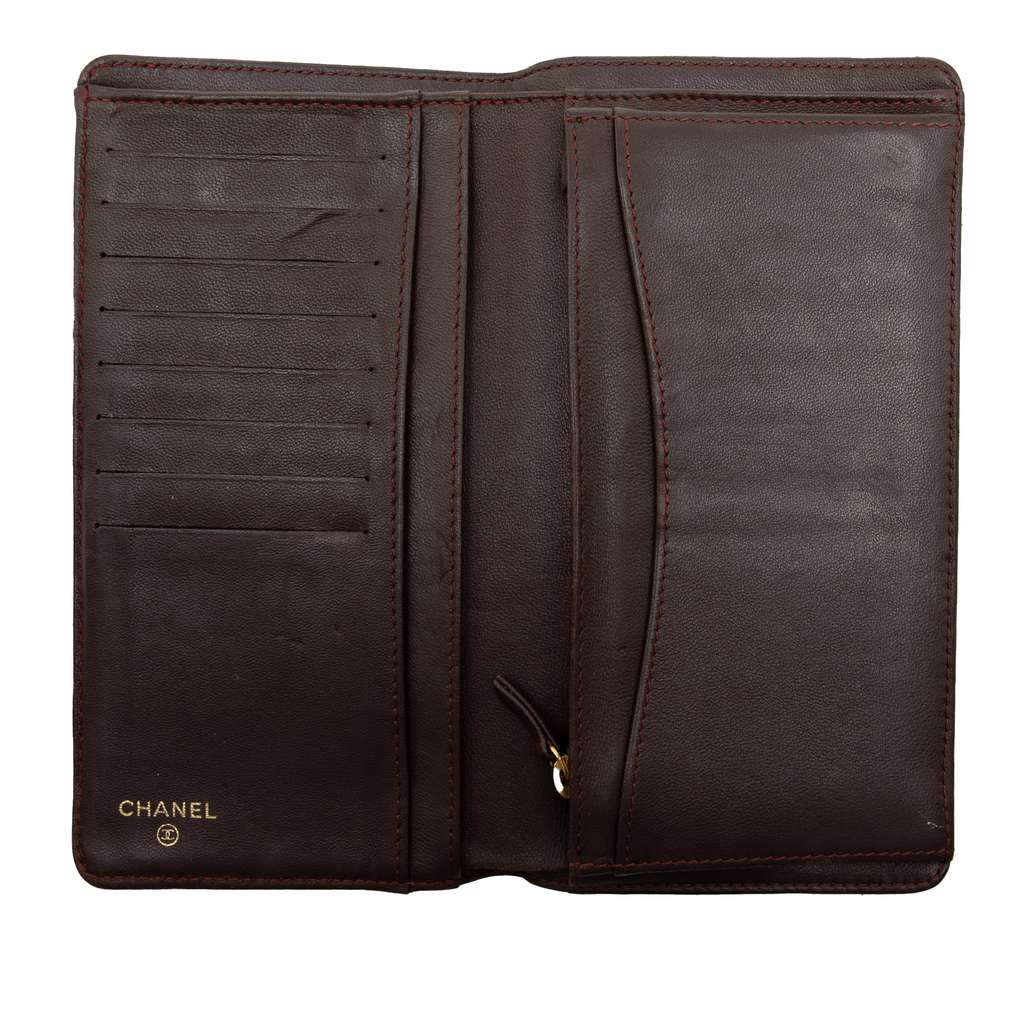 Chanel CC Quilted Lambskin Yen Continental Wallet - 4