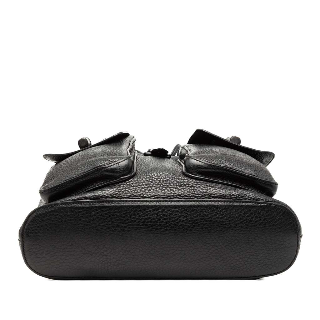 Gucci Leather Bamboo Tassel Backpack - 3