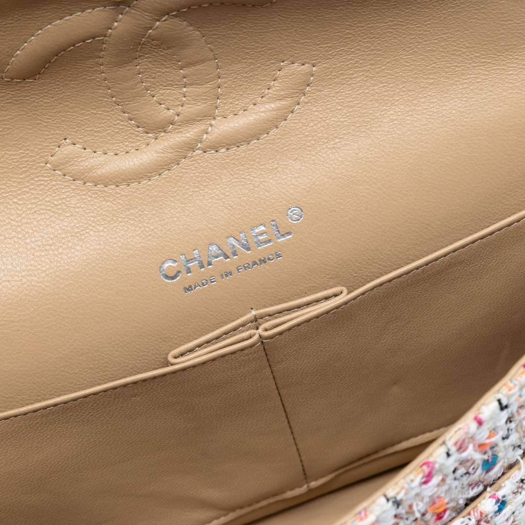 Chanel Medium Classic Tweed Double Flap - 5