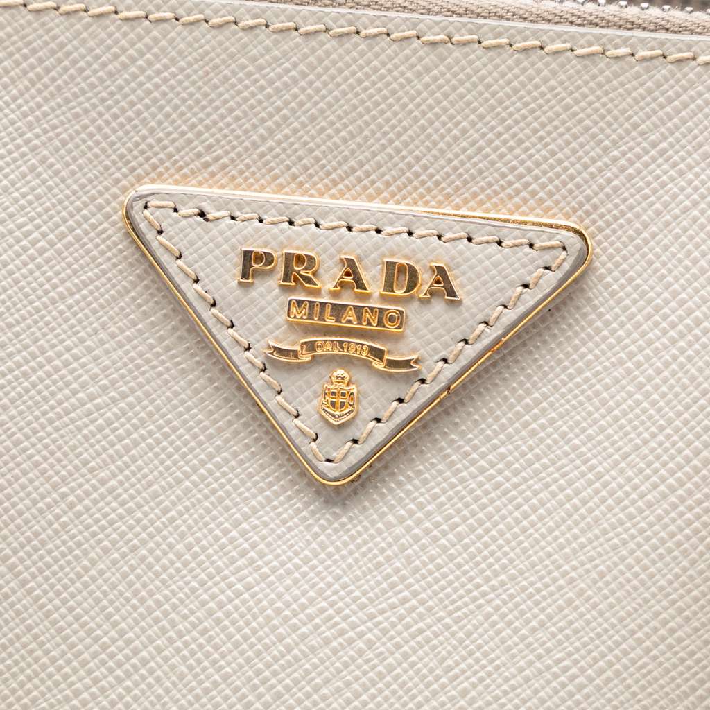 Prada Large Saffiano Lux Galleria Double Zip Tote - 5