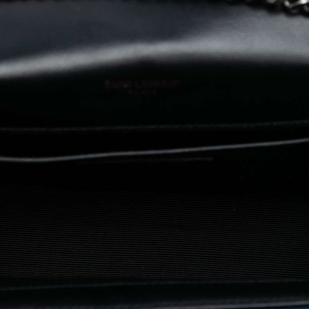 Saint Laurent Small Star Embroidered Canvas Monogram Kate Crossbody - 4