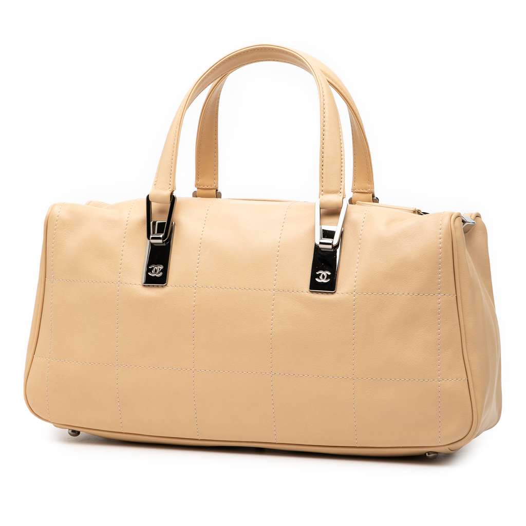 Chanel CC Square Quilted Lambskin Handbag - 2