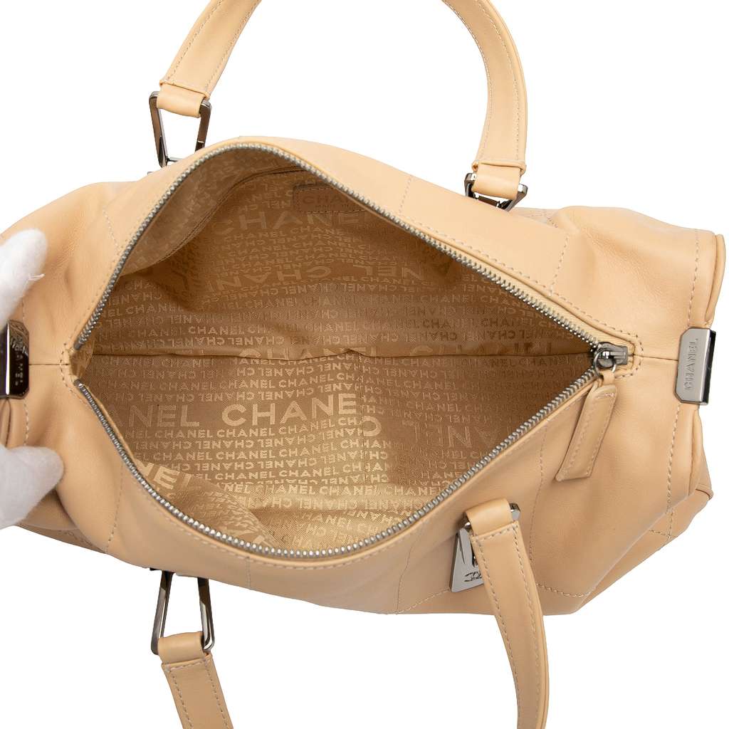 Chanel CC Square Quilted Lambskin Handbag - 4