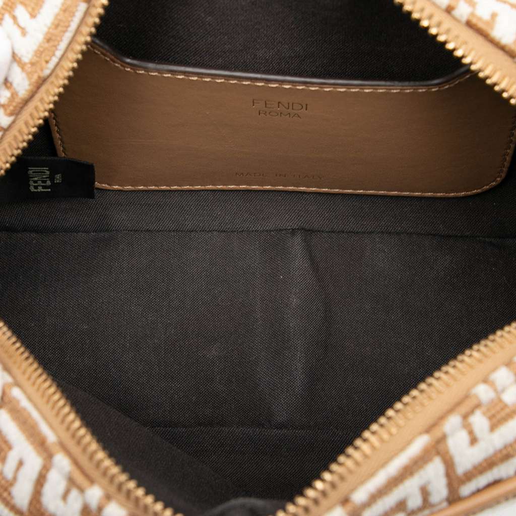 Fendi Mini Raffia FF 1974 Camera Bag - 4