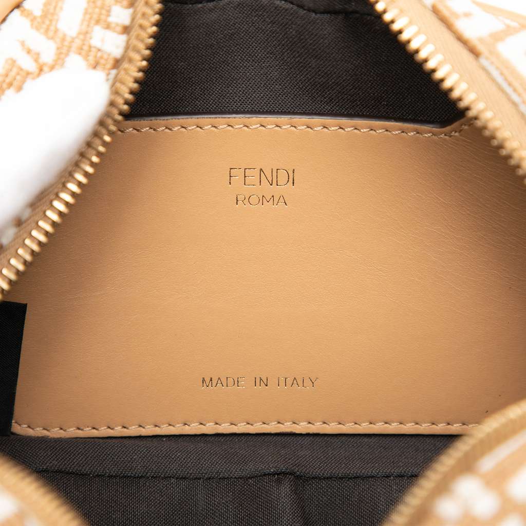 Fendi Mini Raffia FF 1974 Camera Bag - 5
