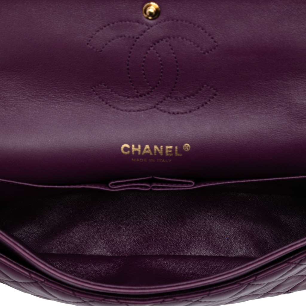Chanel Medium Classic Lambskin Double Flap - 4