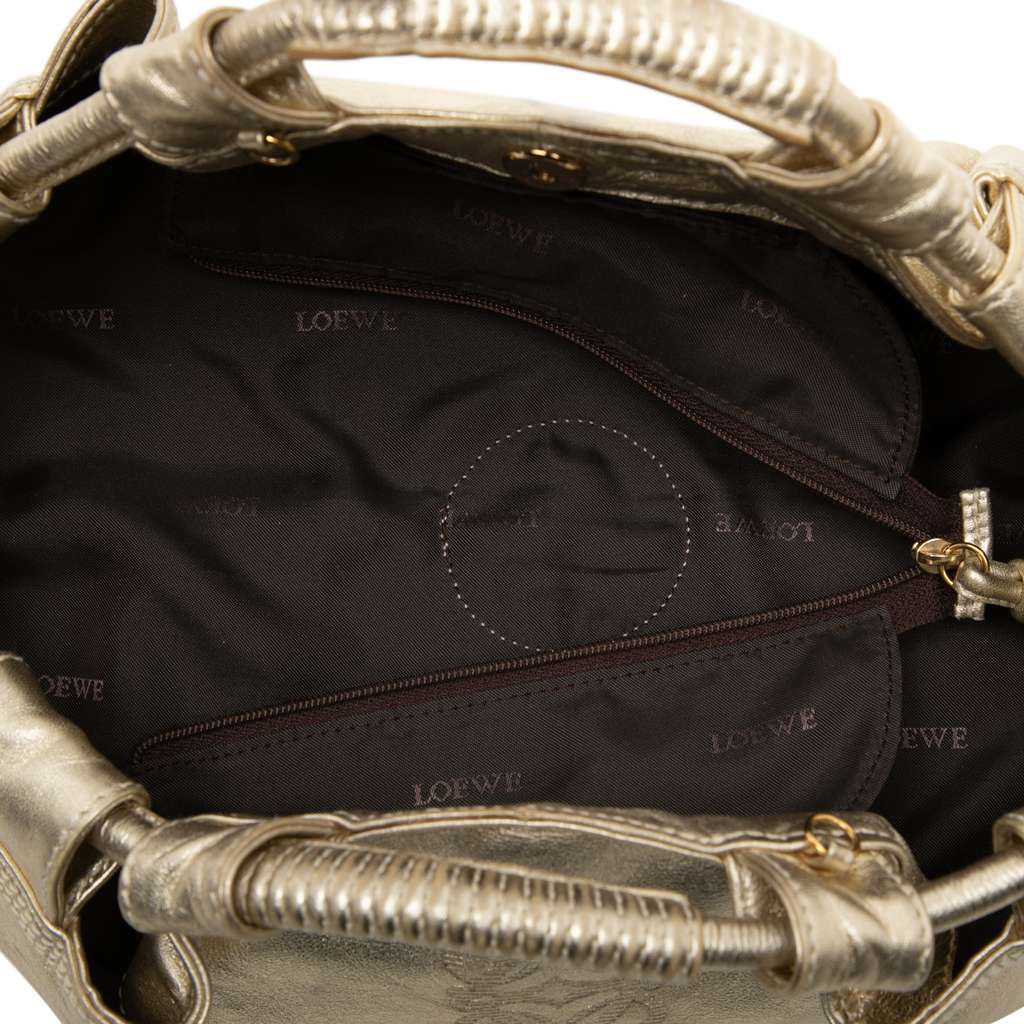 Loewe Metallic Nappa Aire Satchel - 4