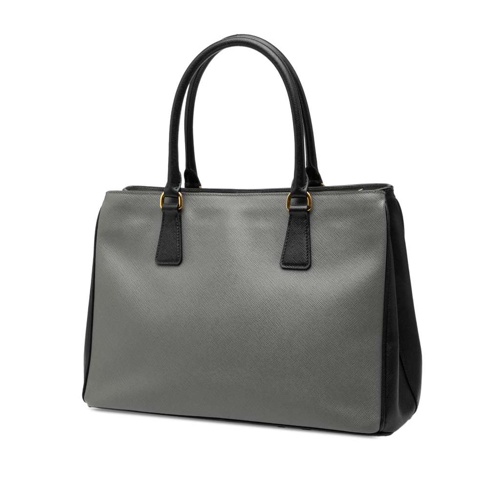 Prada Medium Bicolor Saffiano Lux Galleria Satchel - 2