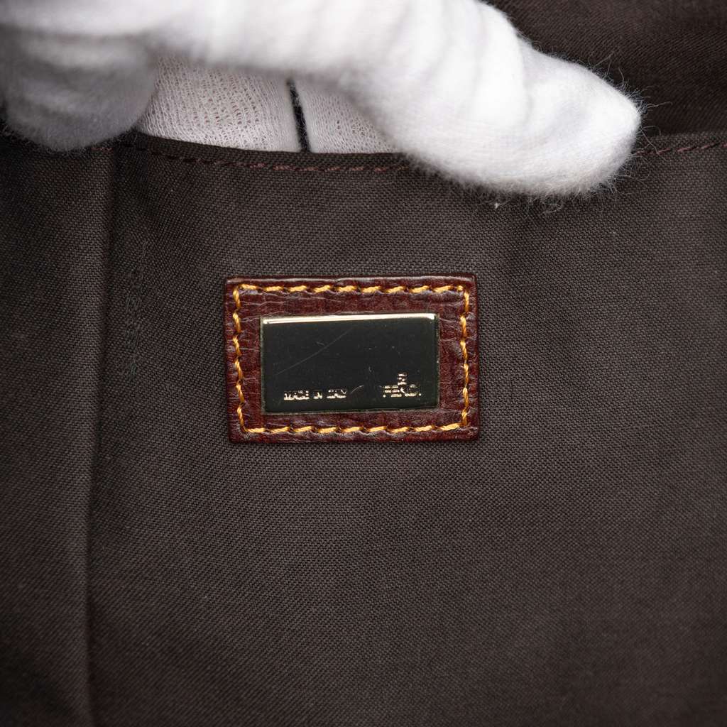 Fendi Large Zucca Canvas Mixed Media Tote - 5