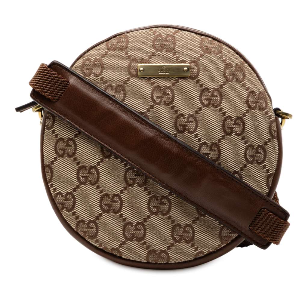 Gucci GG Canvas Round Crossbody