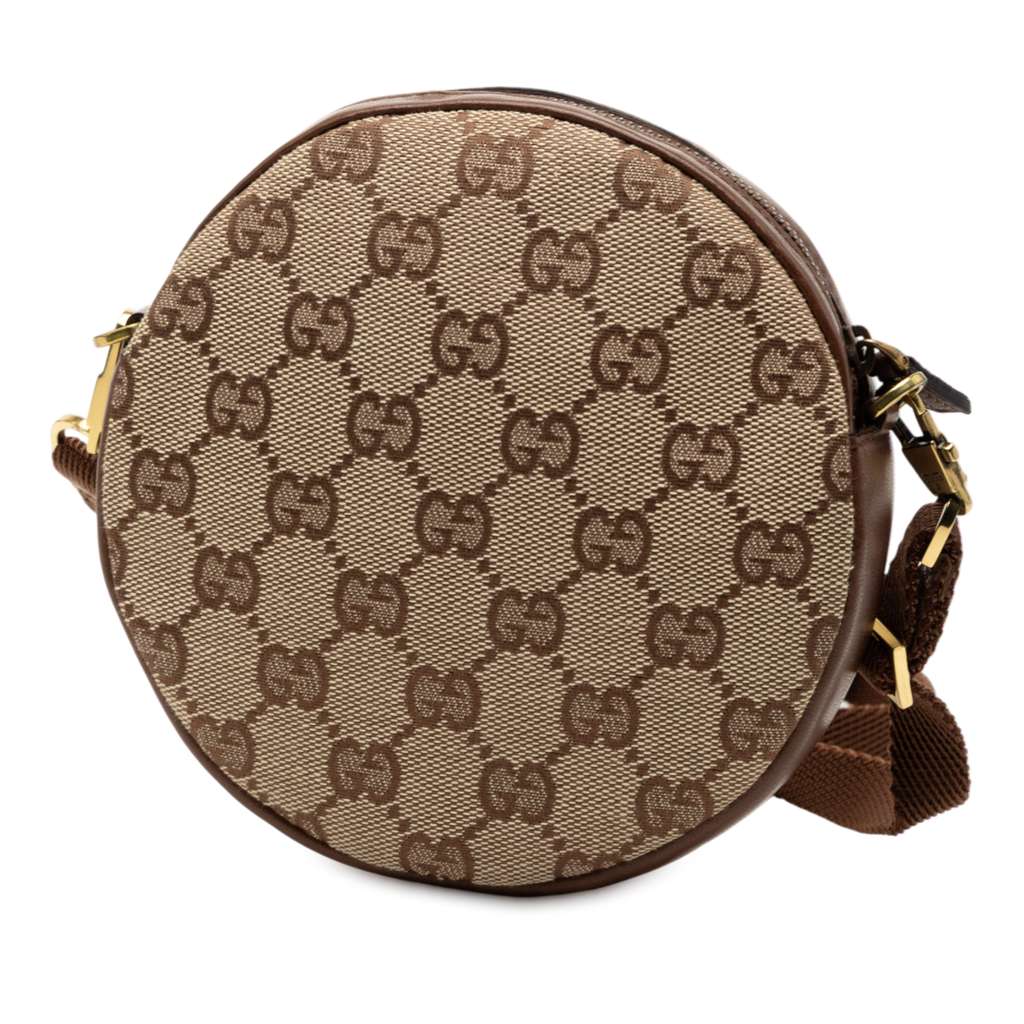 Gucci GG Canvas Round Crossbody - 2