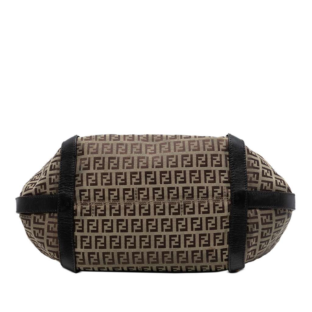 Fendi Zucchino Canvas Braided Hobo - 3